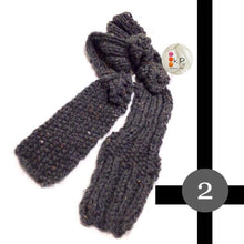 Load image into Gallery viewer, K1P2 SCARF  GRAY TWEED
