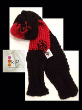 Load image into Gallery viewer, k1p2 Red-Black SCARF
