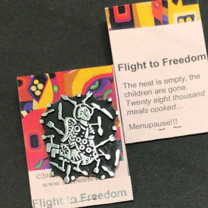 ALICE SEELY PIN FLIGHT TO FREEDOM